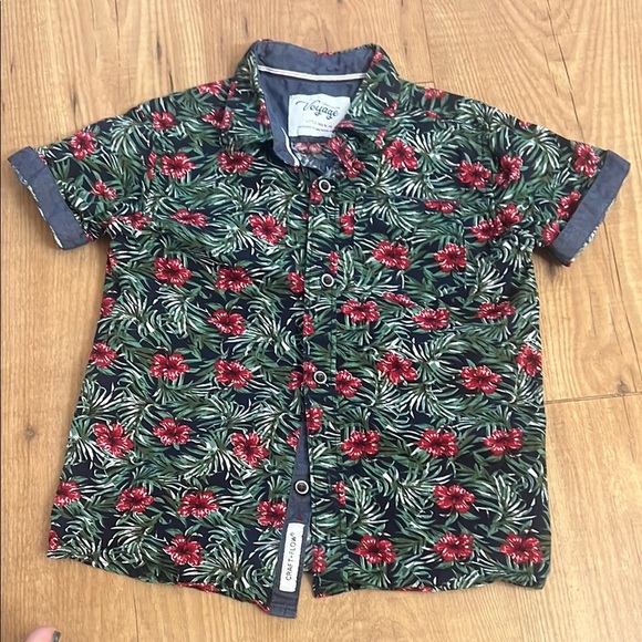 Croft + Flow Voyage Boys Hawaiian Shirt - Picture 1 of 8